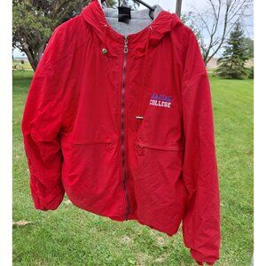 Ouray Sportswear Full Zip Hooded Lined Jacket Marian College Mens XL